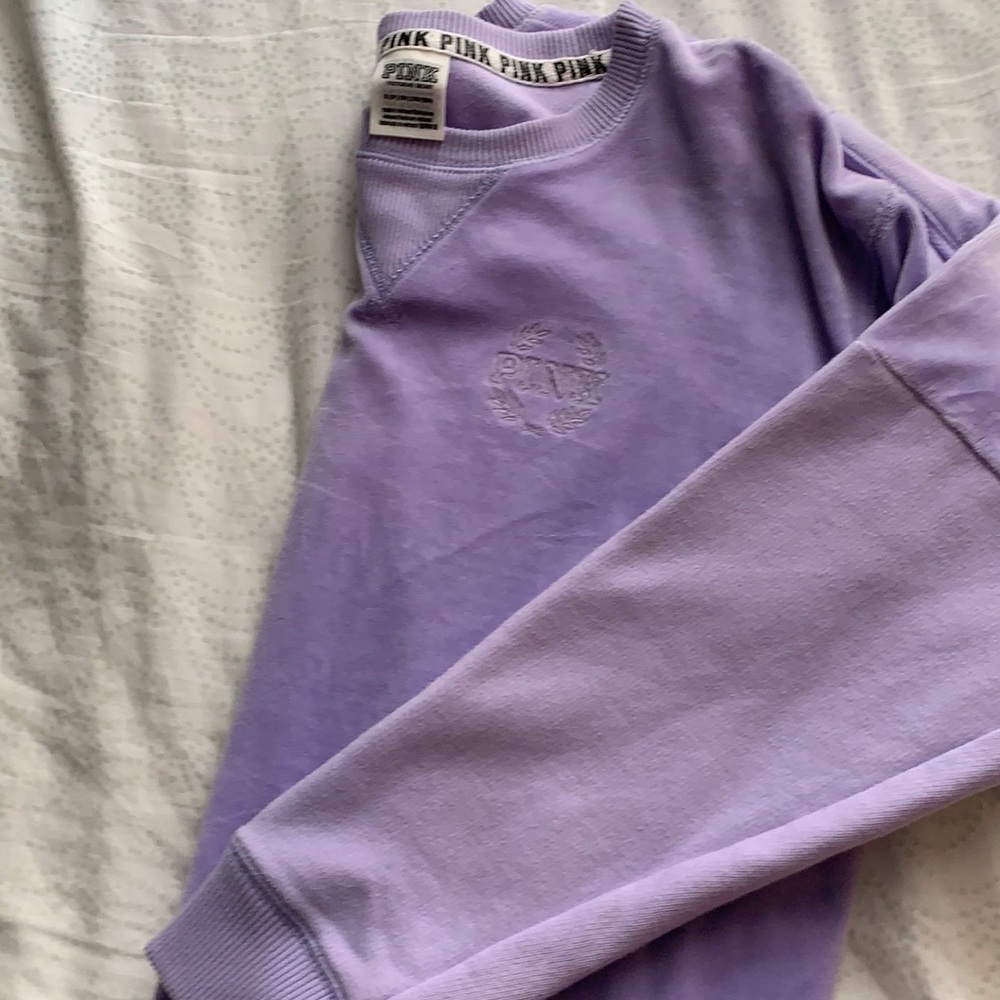 Oversized PINK lavender velvet sweater